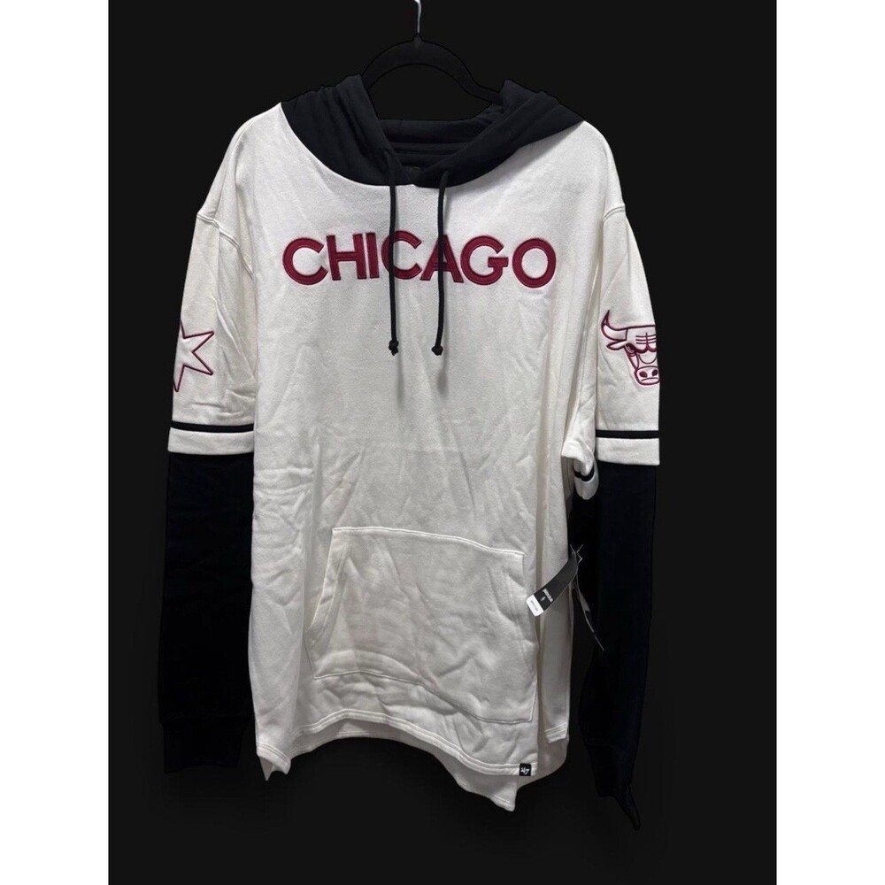 Chicago Bulls Hoodie 47 Brand NWT